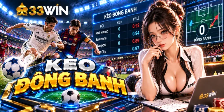 Kèo Đồng Banh Là Gì? Cách Đọc Kèo 0 Trái Chi Tiết Tại 33WIN