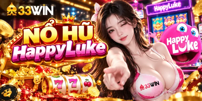 Nổ Hũ HappyLuke – Khám Phá Kho Slot Và Cách Chơi Chi Tiết Cùng 33WIN
